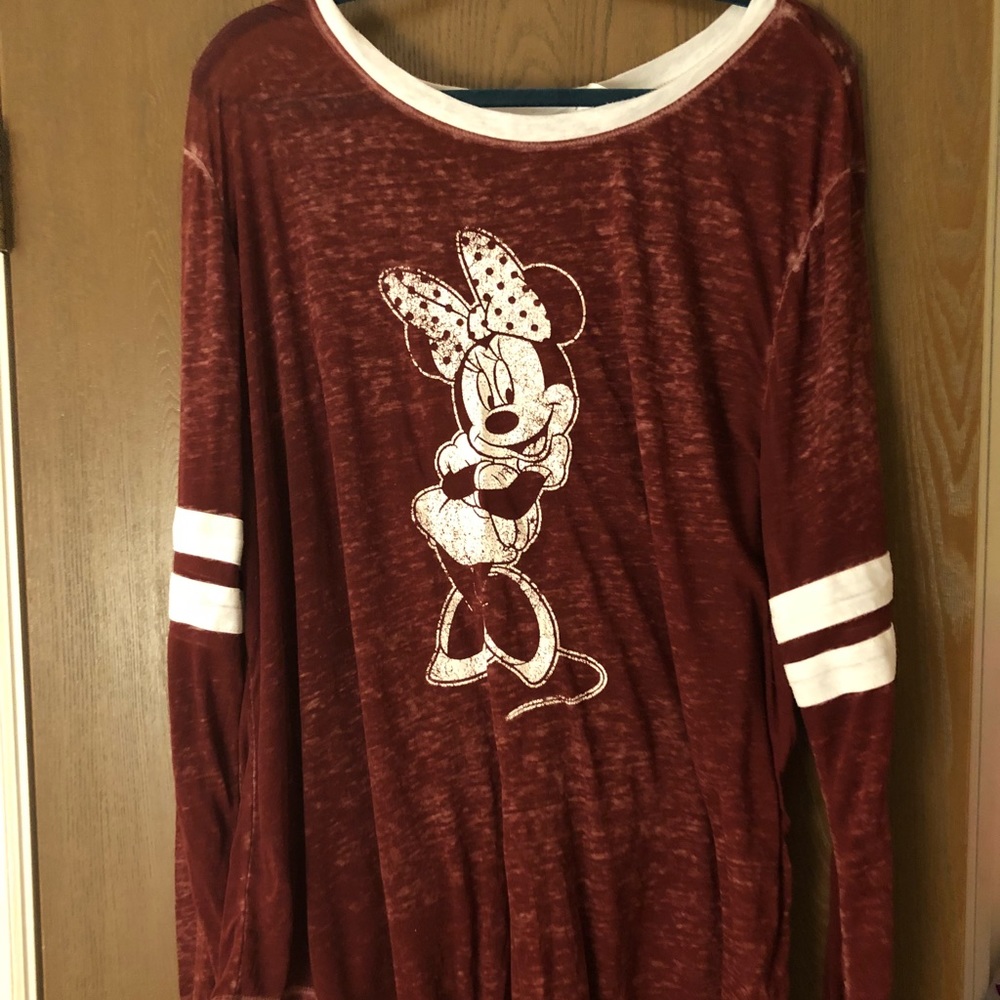 Disney 3x Long sleeve Minnie shirt